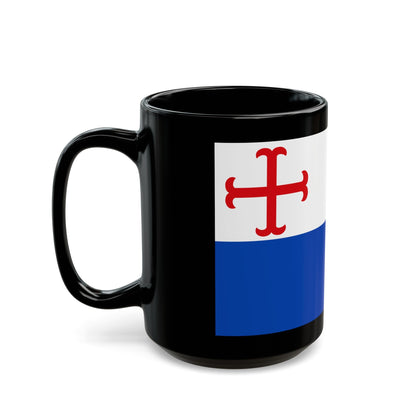 Flag of Hameln Pyrmont Germany - Black Coffee Mug-The Sticker Space