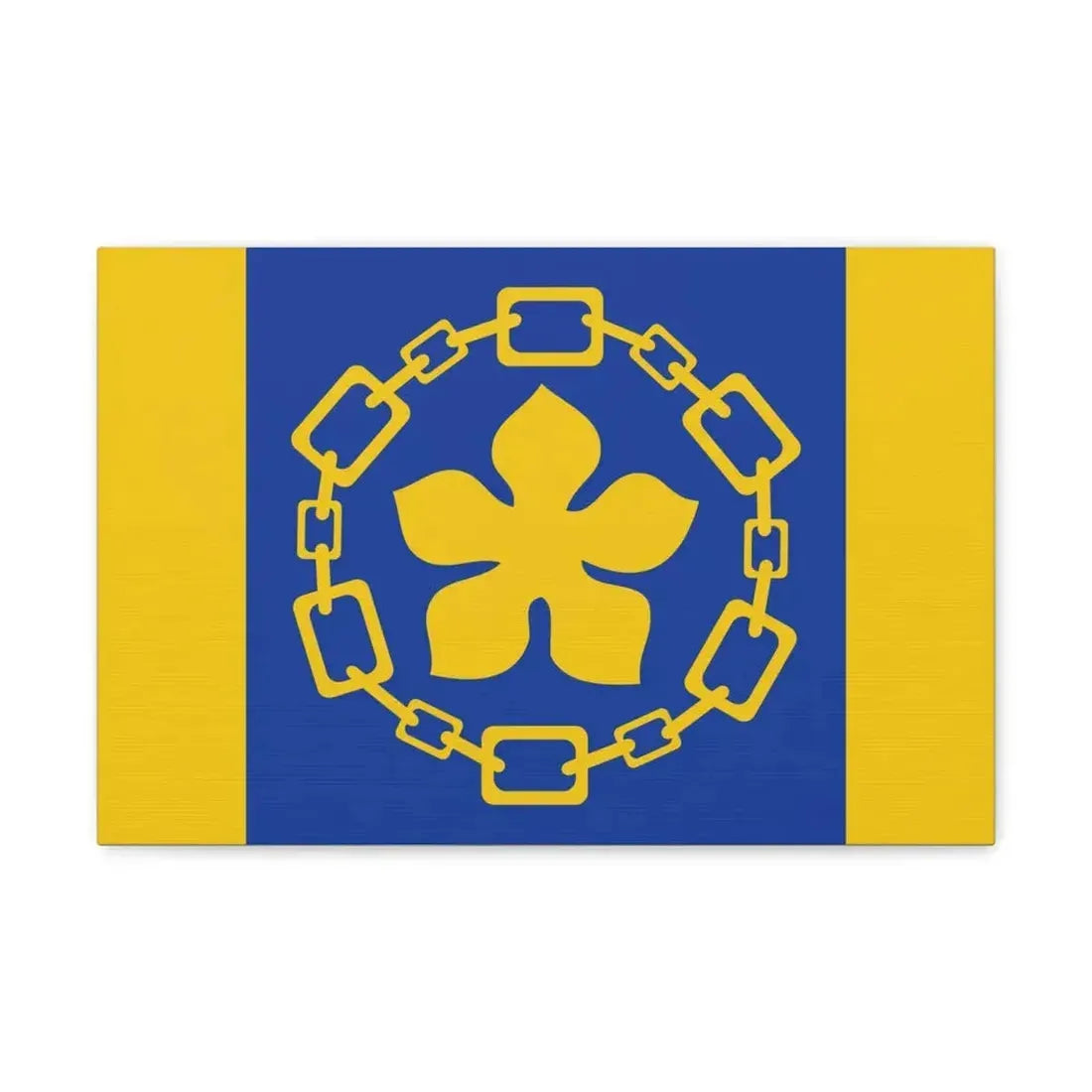 Flag of Hamilton Canada - Canvas Wall Art 18″ x 12″ 1.25" - The Sticker Space