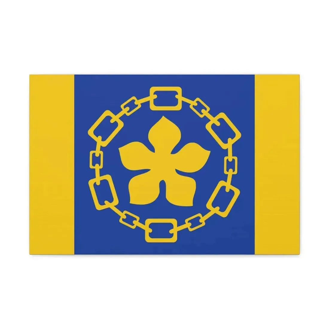 Flag of Hamilton Canada - Canvas Wall Art 24″ x 16″ 1.25" - The Sticker Space