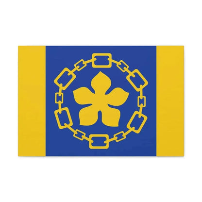 Flag of Hamilton Canada - Canvas Wall Art 24″ x 16″ 1.25" - The Sticker Space