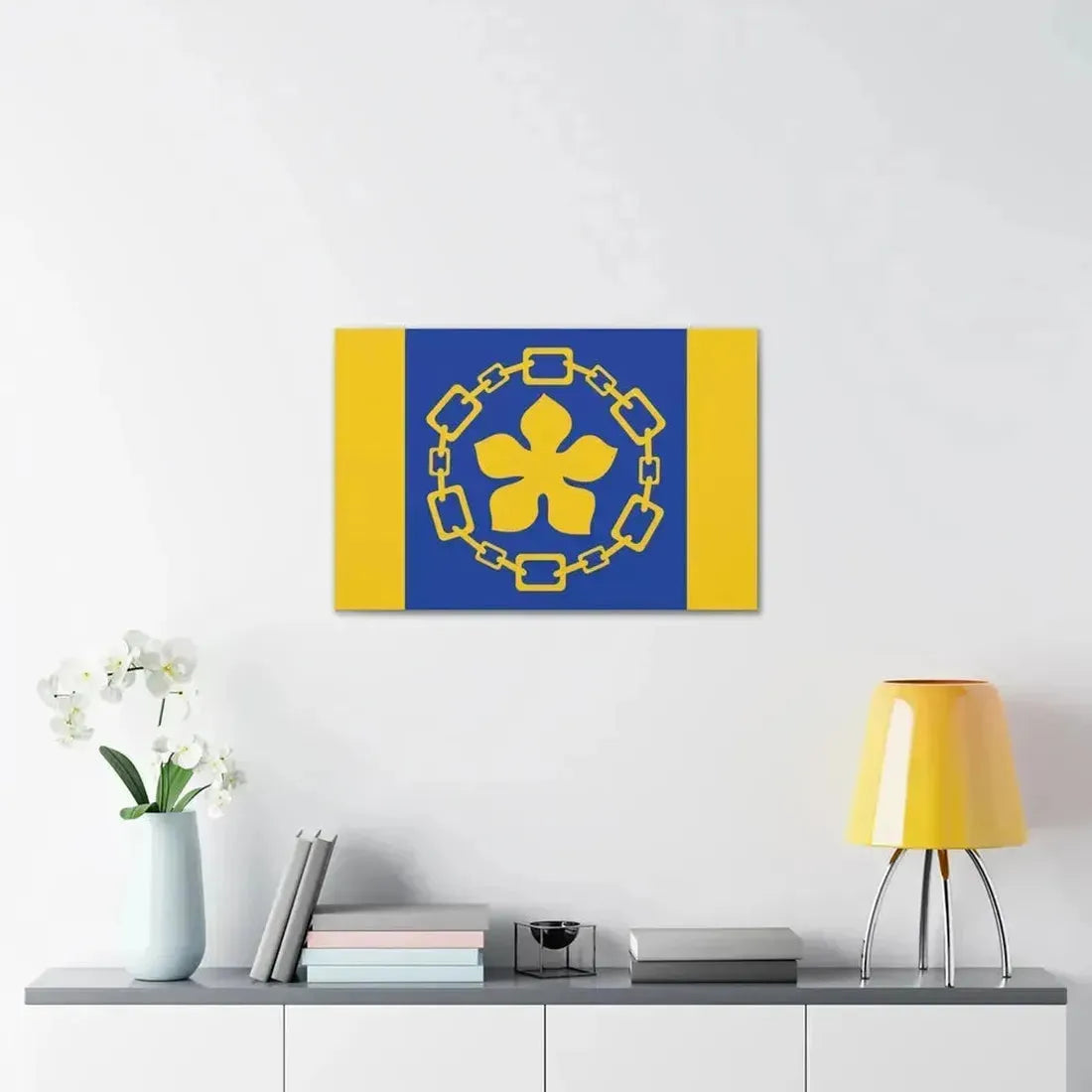 Flag of Hamilton Canada - Canvas Wall Art - The Sticker Space