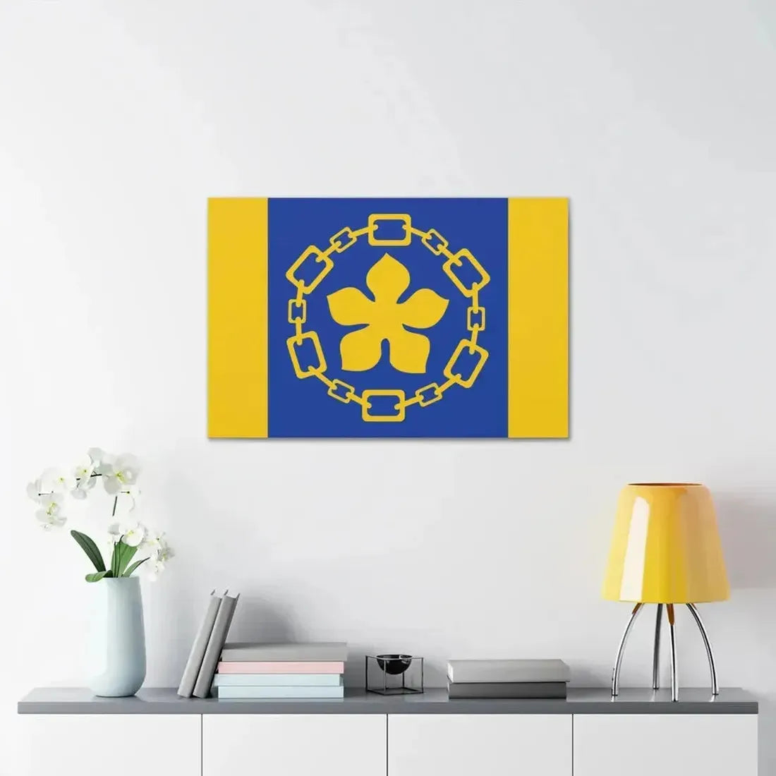 Flag of Hamilton Canada - Canvas Wall Art - The Sticker Space