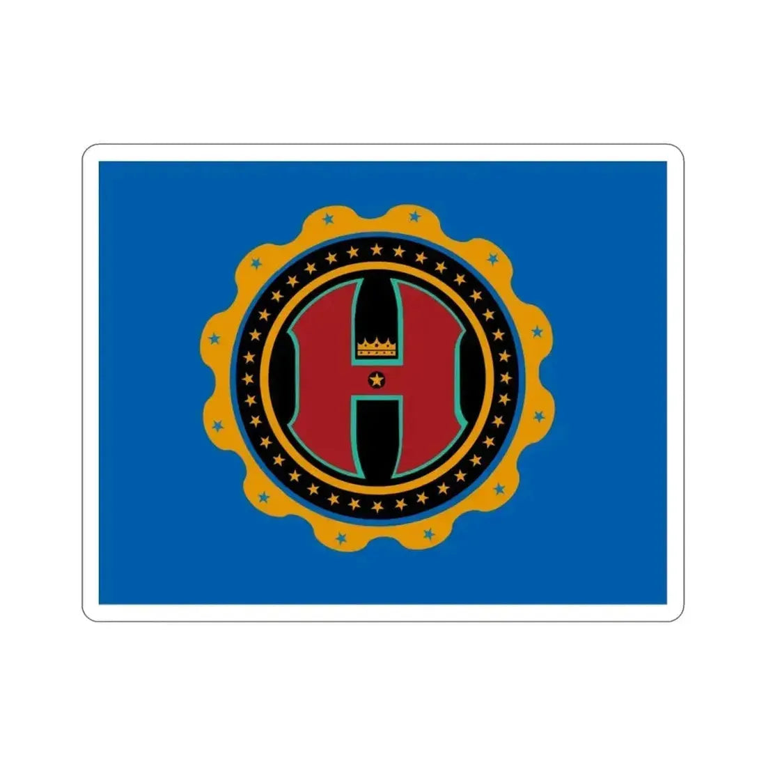 Flag of Hamilton County Ohio STICKER Vinyl Die-Cut Decal 3 Inch - The Sticker Space