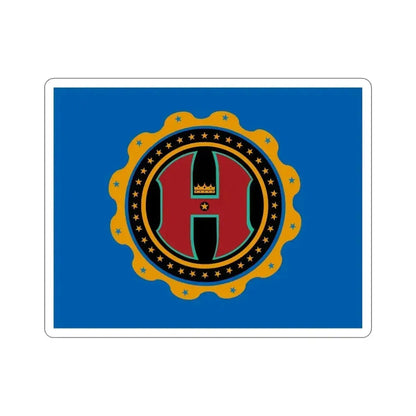 Flag of Hamilton County Ohio STICKER Vinyl Die-Cut Decal 4 Inch - The Sticker Space