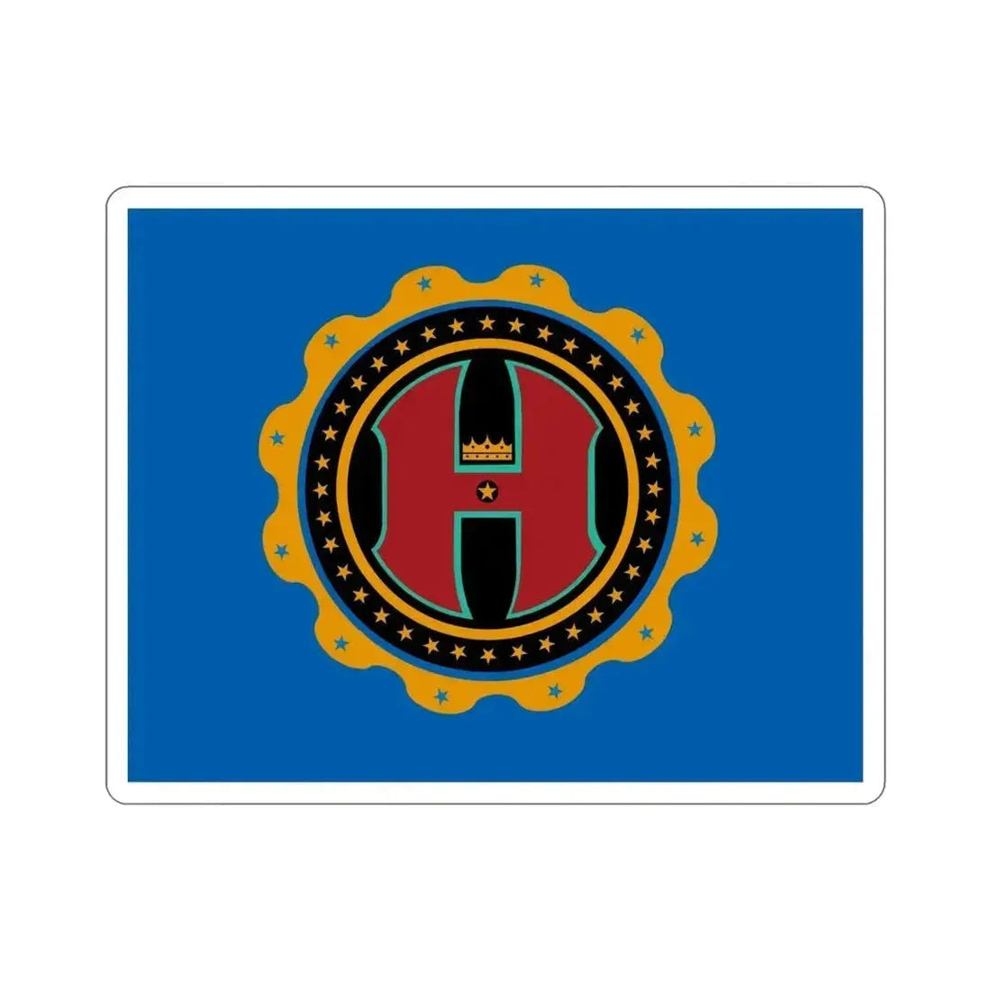 Flag of Hamilton County Ohio STICKER Vinyl Die-Cut Decal - The Sticker Space