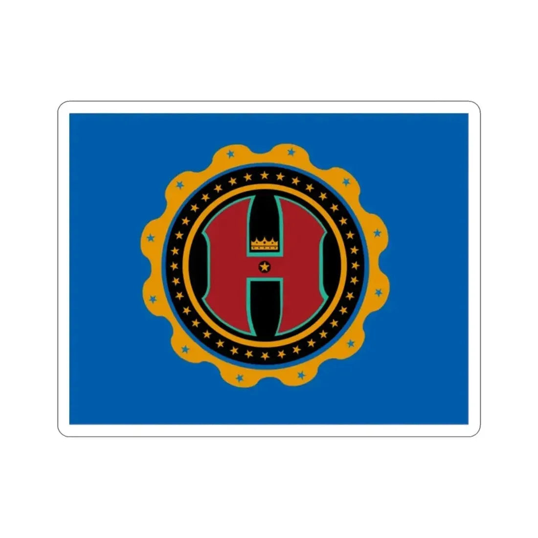 Flag of Hamilton County Ohio STICKER Vinyl Die-Cut Decal - The Sticker Space