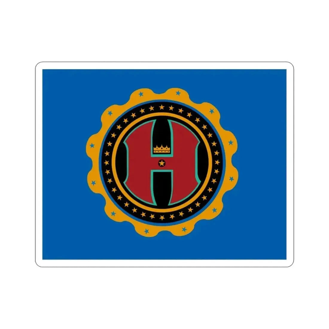 Flag of Hamilton County Ohio STICKER Vinyl Die-Cut Decal - The Sticker Space