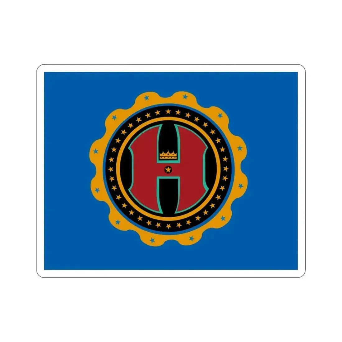 Flag of Hamilton County Ohio STICKER Vinyl Die-Cut Decal - The Sticker Space