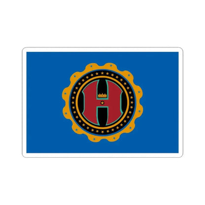 Flag of Hamilton County Ohio (United States) STICKER Vinyl Kiss-Cut Decal 3 Inch White - The Sticker Space