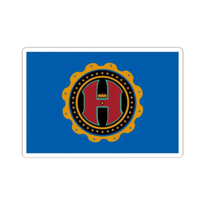 Flag of Hamilton County Ohio (United States) STICKER Vinyl Kiss-Cut Decal 4 Inch White - The Sticker Space