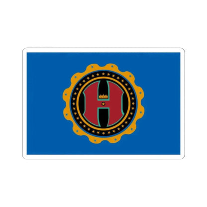 Flag of Hamilton County Ohio (United States) STICKER Vinyl Kiss-Cut Decal 6 Inch White - The Sticker Space