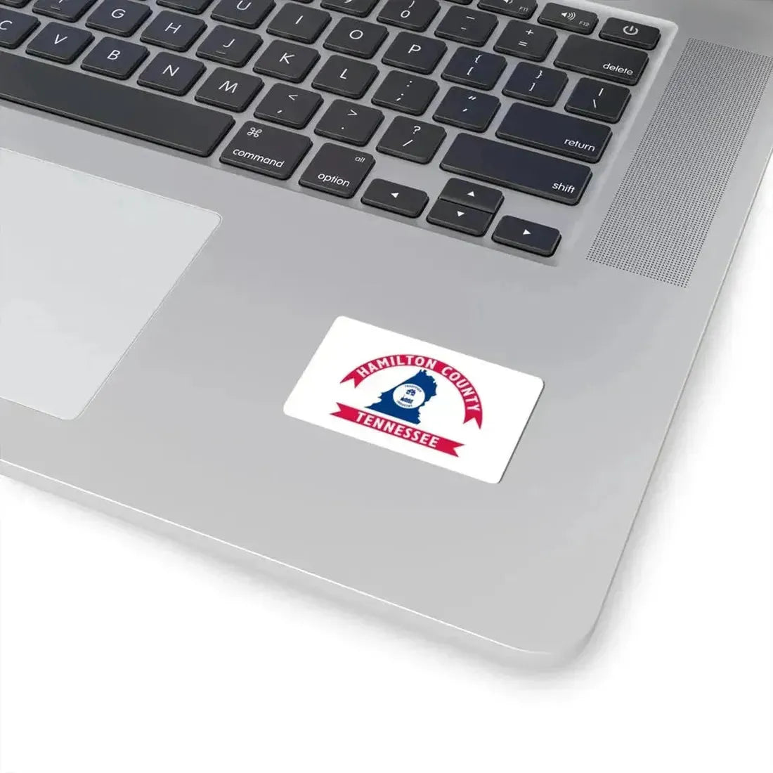 Flag of Hamilton County Tennessee (United States) STICKER Vinyl Kiss-Cut Decal - The Sticker Space
