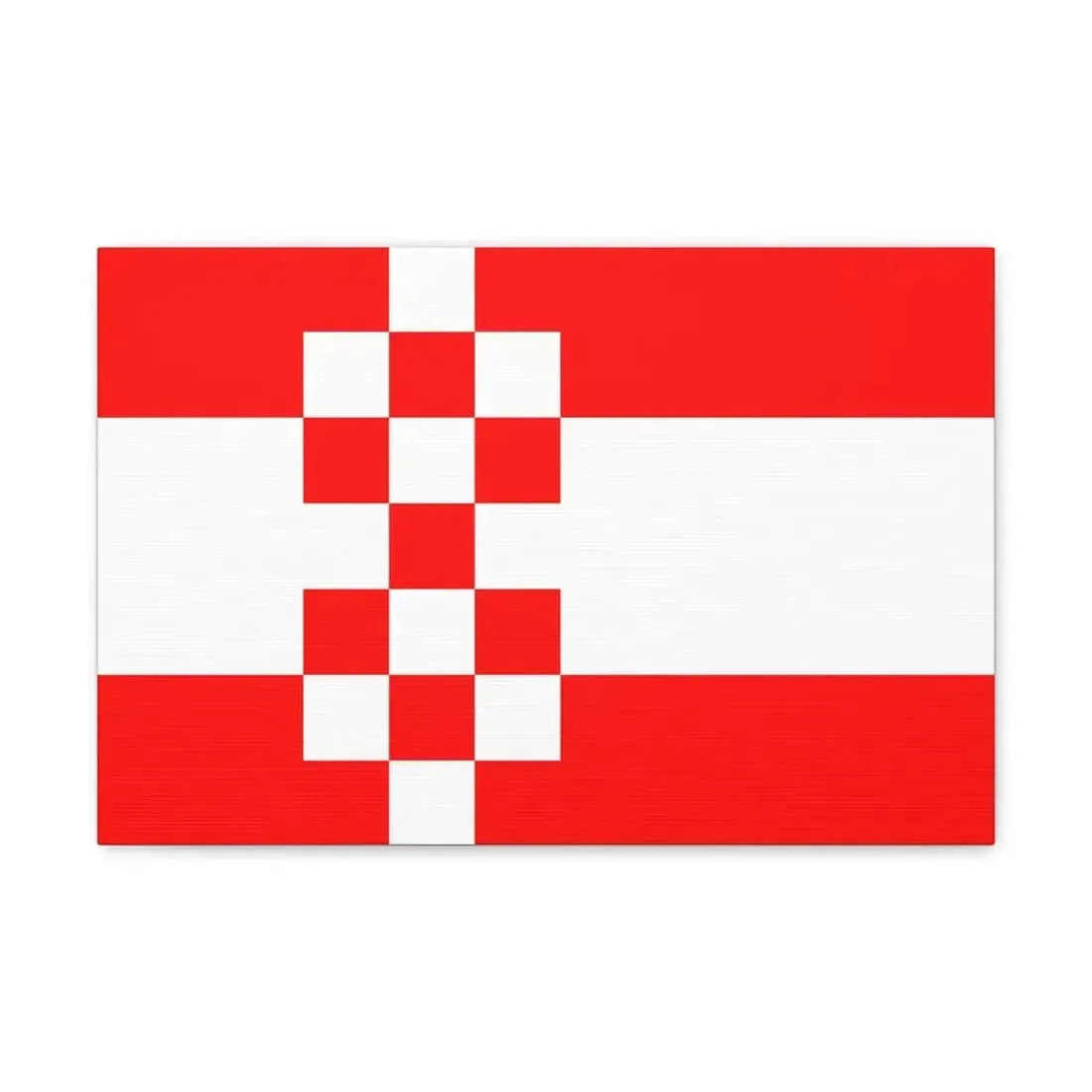 Flag of Hamm Germany - Canvas Wall Art 18″ x 12″ 1.25" - The Sticker Space