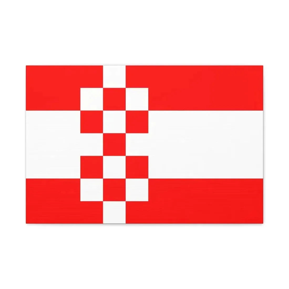 Flag of Hamm Germany - Canvas Wall Art 24″ x 16″ 1.25" - The Sticker Space