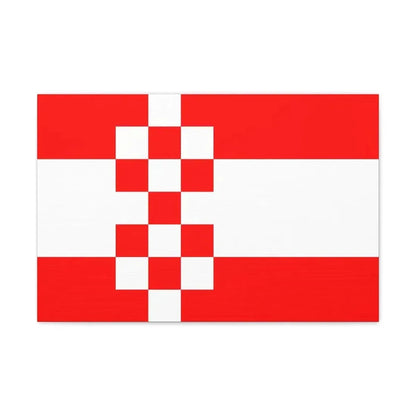 Flag of Hamm Germany - Canvas Wall Art 24″ x 16″ 1.25" - The Sticker Space