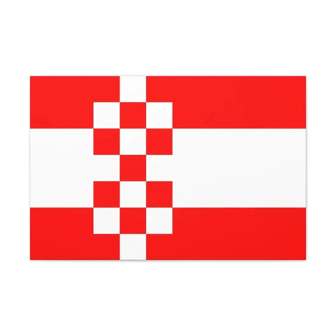 Flag of Hamm Germany - Canvas Wall Art 30" x 20" 1.25" - The Sticker Space