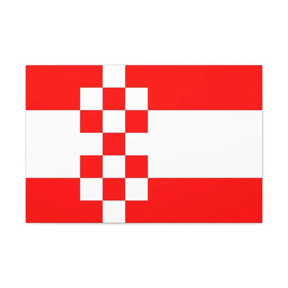 Flag of Hamm Germany - Canvas Wall Art 30" x 20" 1.25" - The Sticker Space