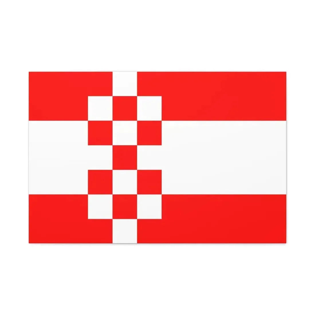 Flag of Hamm Germany - Canvas Wall Art 36" x 24" 1.25" - The Sticker Space