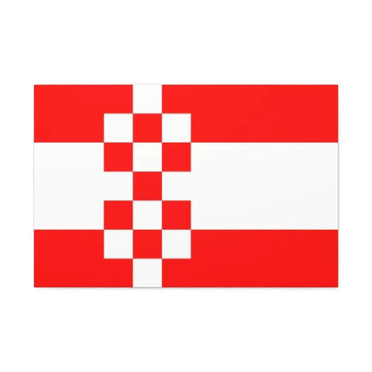 Flag of Hamm Germany - Canvas Wall Art 36" x 24" 1.25" - The Sticker Space