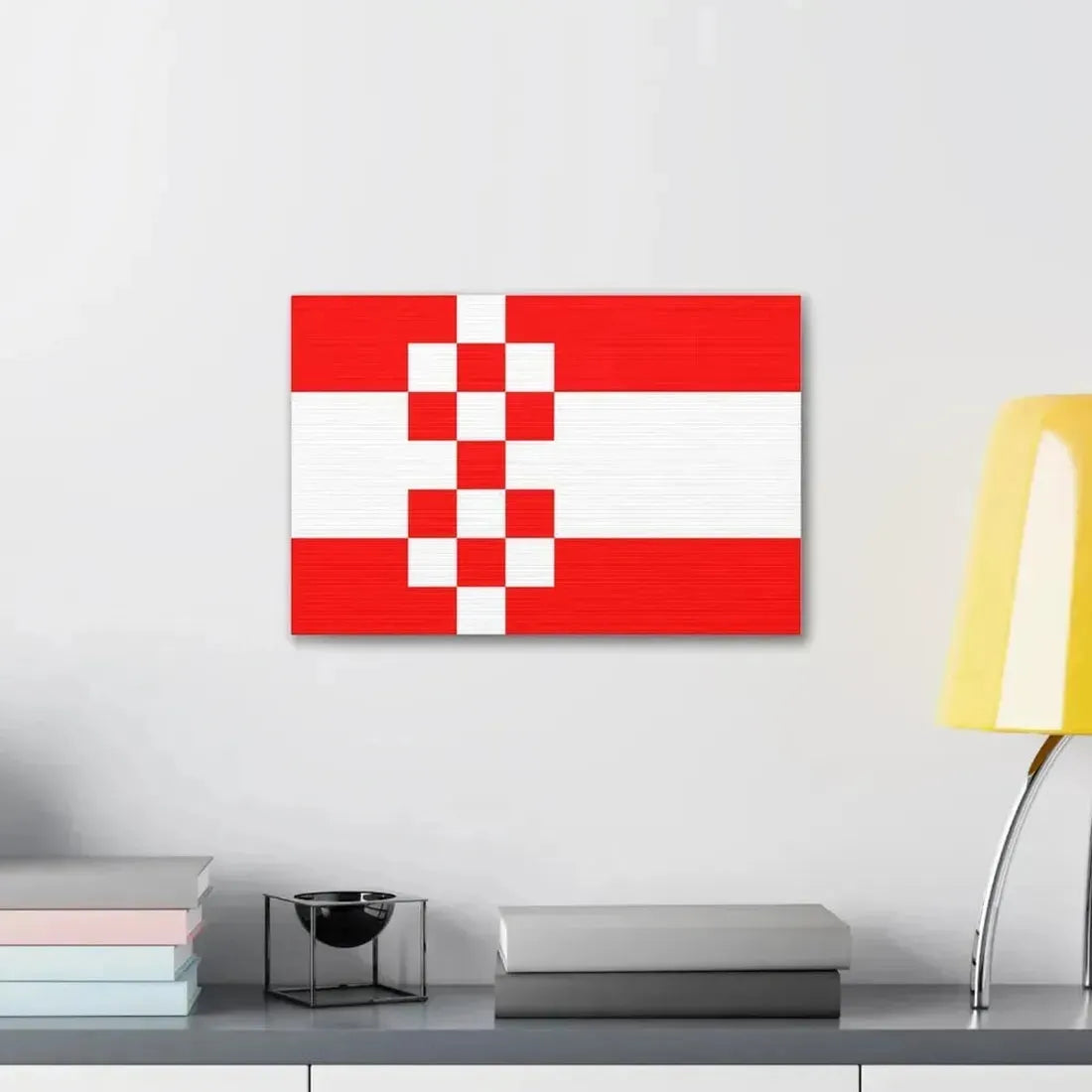 Flag of Hamm Germany - Canvas Wall Art - The Sticker Space