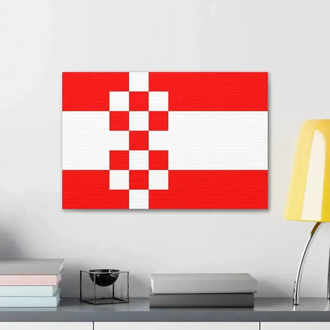 Flag of Hamm Germany - Canvas Wall Art - The Sticker Space