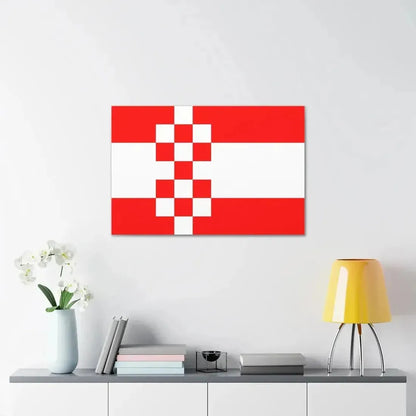 Flag of Hamm Germany - Canvas Wall Art - The Sticker Space