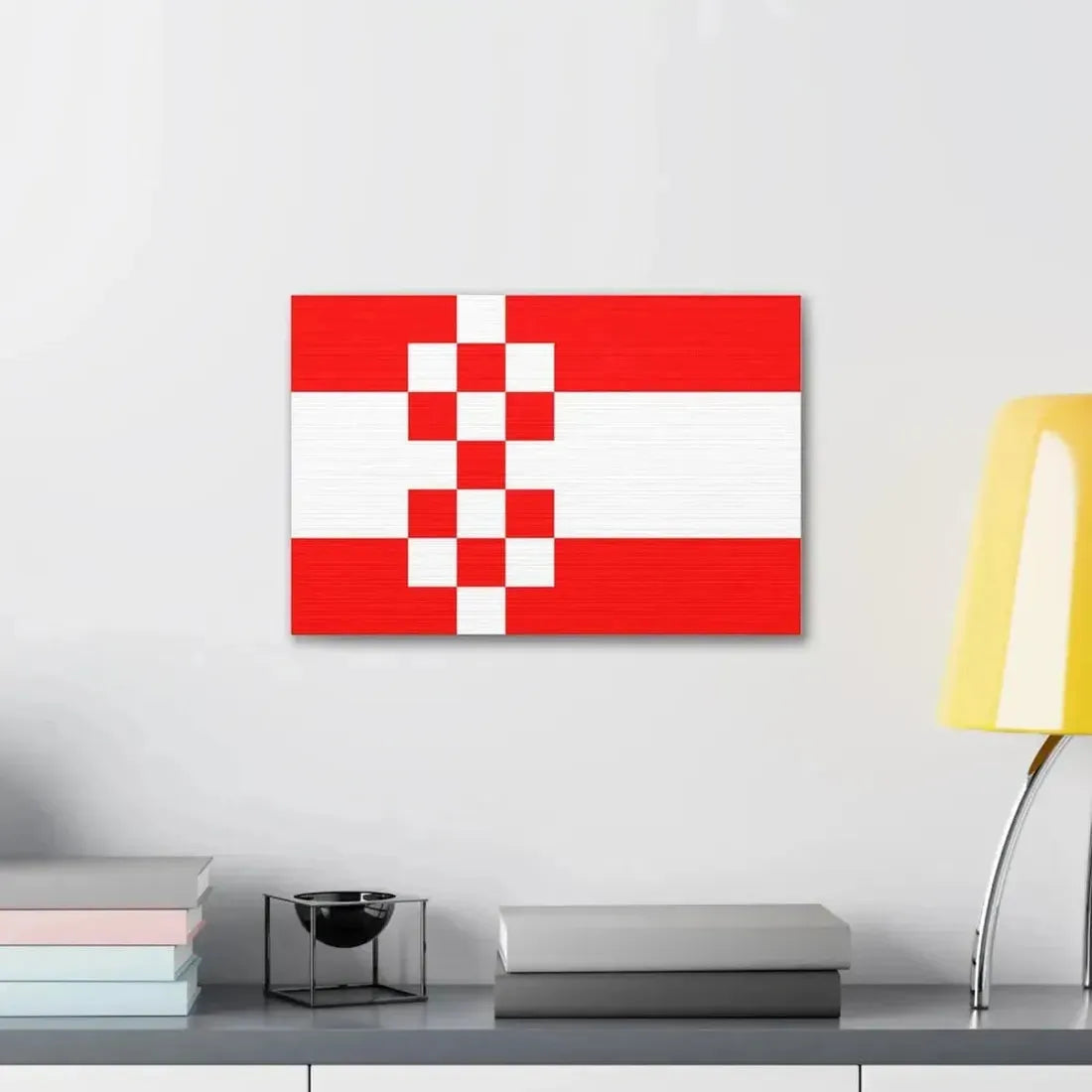 Flag of Hamm Germany - Canvas Wall Art - The Sticker Space