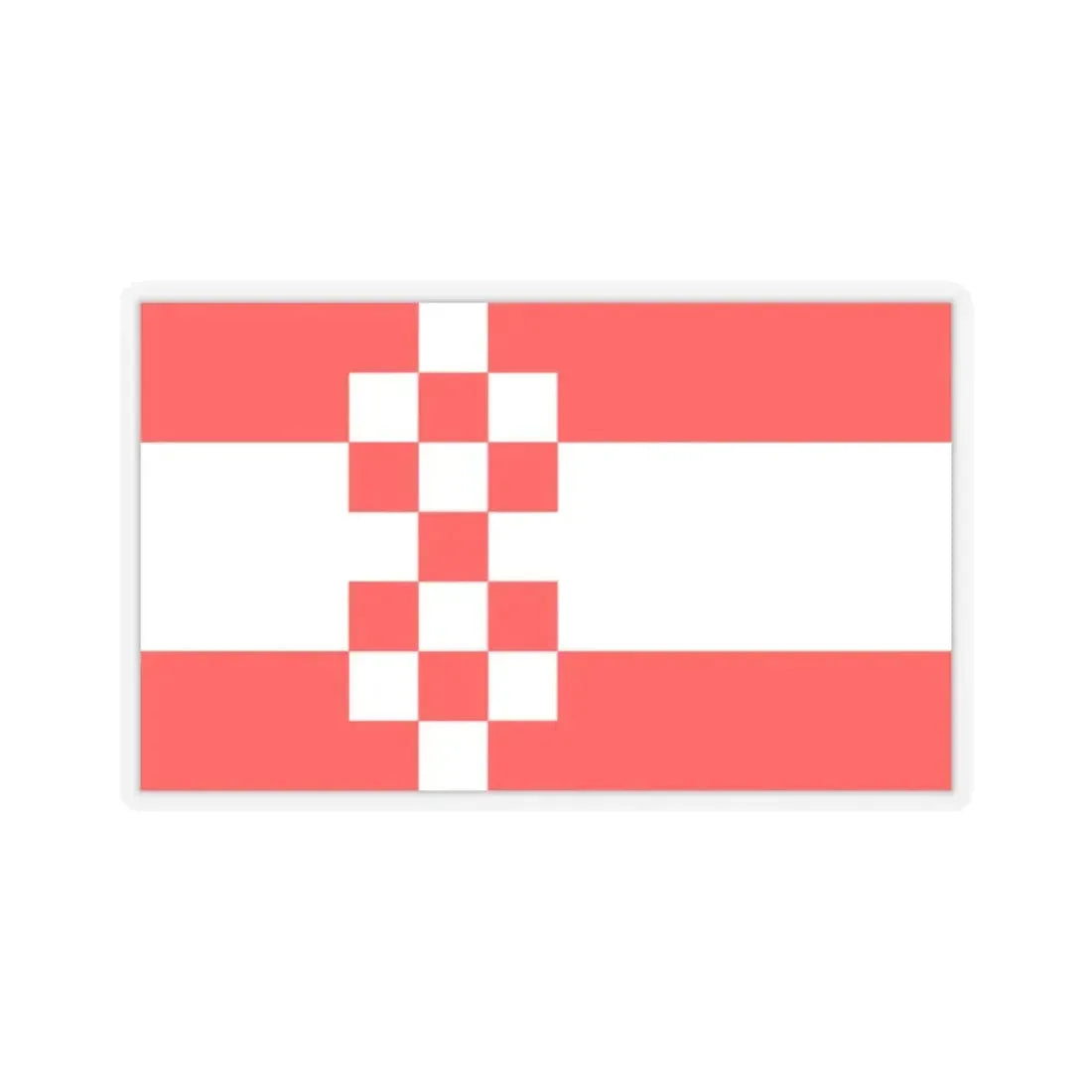 Flag of Hamm Germany - STICKER Vinyl Kiss-Cut Decal 2 Inch Transparent - The Sticker Space