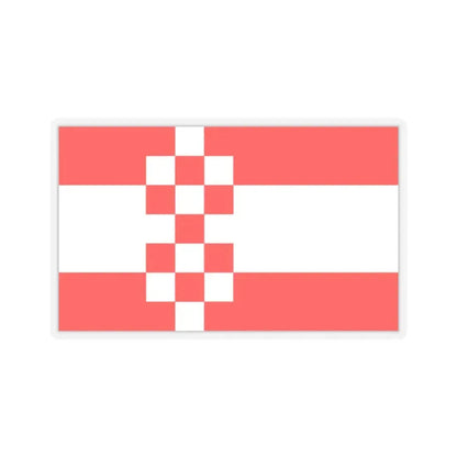 Flag of Hamm Germany - STICKER Vinyl Kiss-Cut Decal 2 Inch Transparent - The Sticker Space