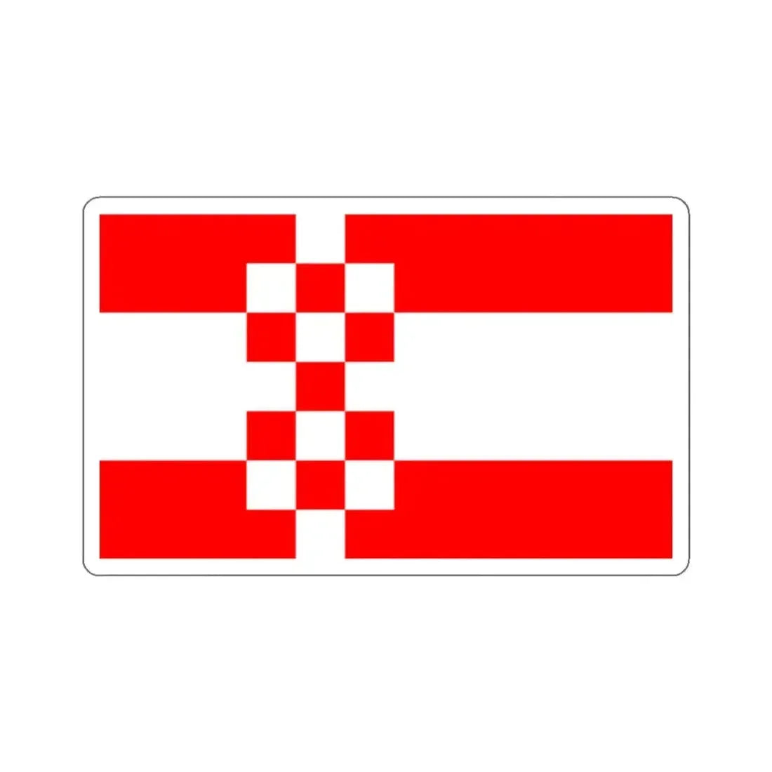 Flag of Hamm Germany - STICKER Vinyl Kiss-Cut Decal 2 Inch White - The Sticker Space