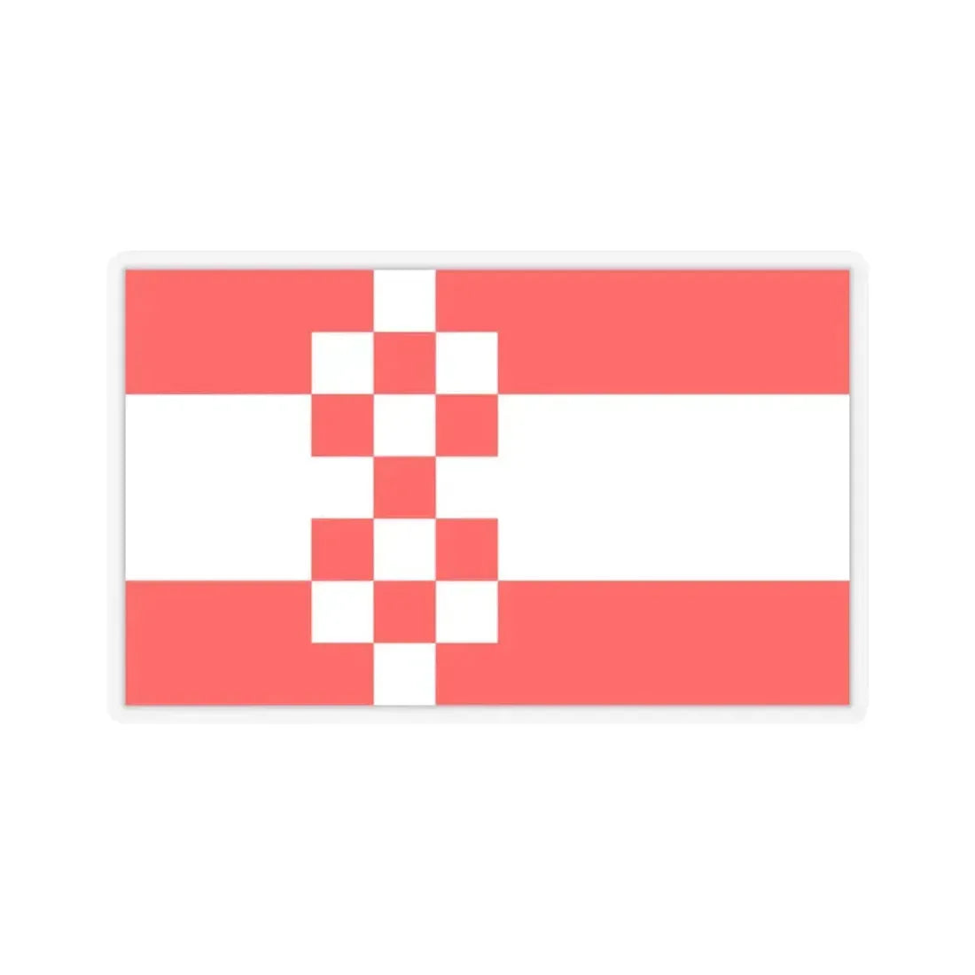 Flag of Hamm Germany - STICKER Vinyl Kiss-Cut Decal 3 Inch Transparent - The Sticker Space