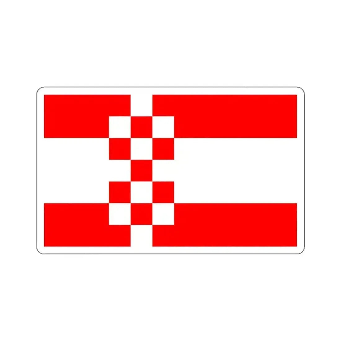 Flag of Hamm Germany - STICKER Vinyl Kiss-Cut Decal 4 Inch White - The Sticker Space
