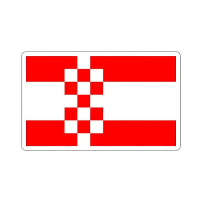 Flag of Hamm Germany - STICKER Vinyl Kiss-Cut Decal 4 Inch White - The Sticker Space