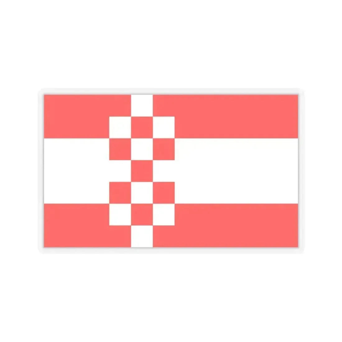 Flag of Hamm Germany - STICKER Vinyl Kiss-Cut Decal 6 Inch Transparent - The Sticker Space