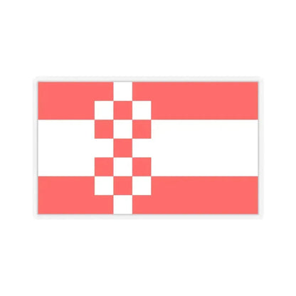 Flag of Hamm Germany - STICKER Vinyl Kiss-Cut Decal 6 Inch Transparent - The Sticker Space
