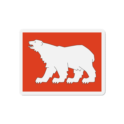 Flag of Hammerfest Troms og Finnmark Norway - Die-Cut Magnet-5" x 5"-The Sticker Space