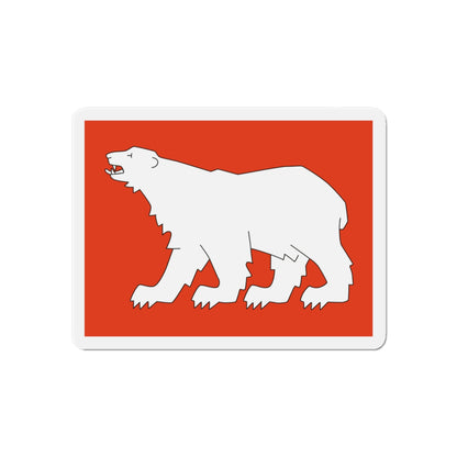 Flag of Hammerfest Troms og Finnmark Norway - Die-Cut Magnet-6 × 6"-The Sticker Space