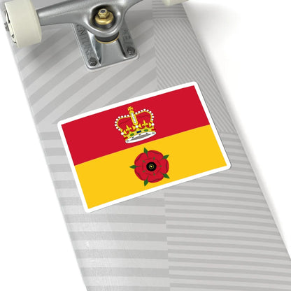 Flag of Hampshire (England) STICKER Vinyl Kiss-Cut Decal - The Sticker Space