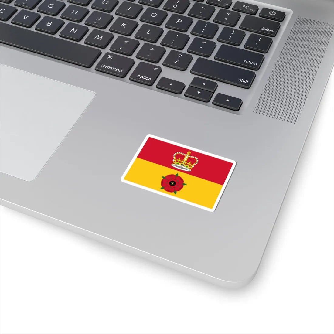 Flag of Hampshire (England) STICKER Vinyl Kiss-Cut Decal - The Sticker Space
