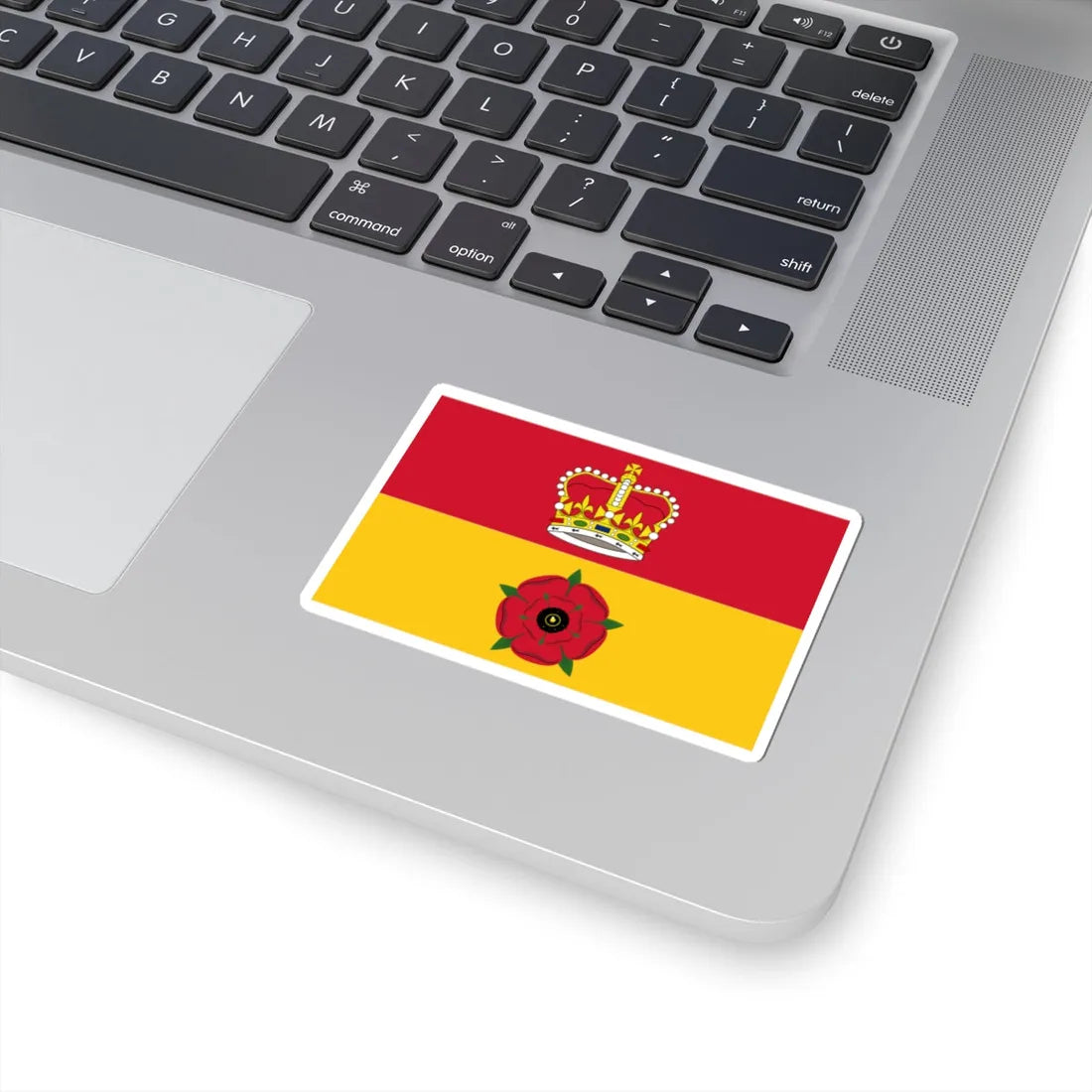 Flag of Hampshire (England) STICKER Vinyl Kiss-Cut Decal - The Sticker Space