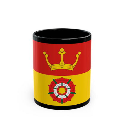 Flag of Hampshire UK - Black Coffee Mug-11oz-The Sticker Space