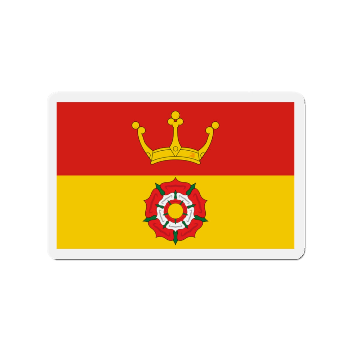 Flag of Hampshire UK - Die-Cut Magnet-2" x 2"-The Sticker Space