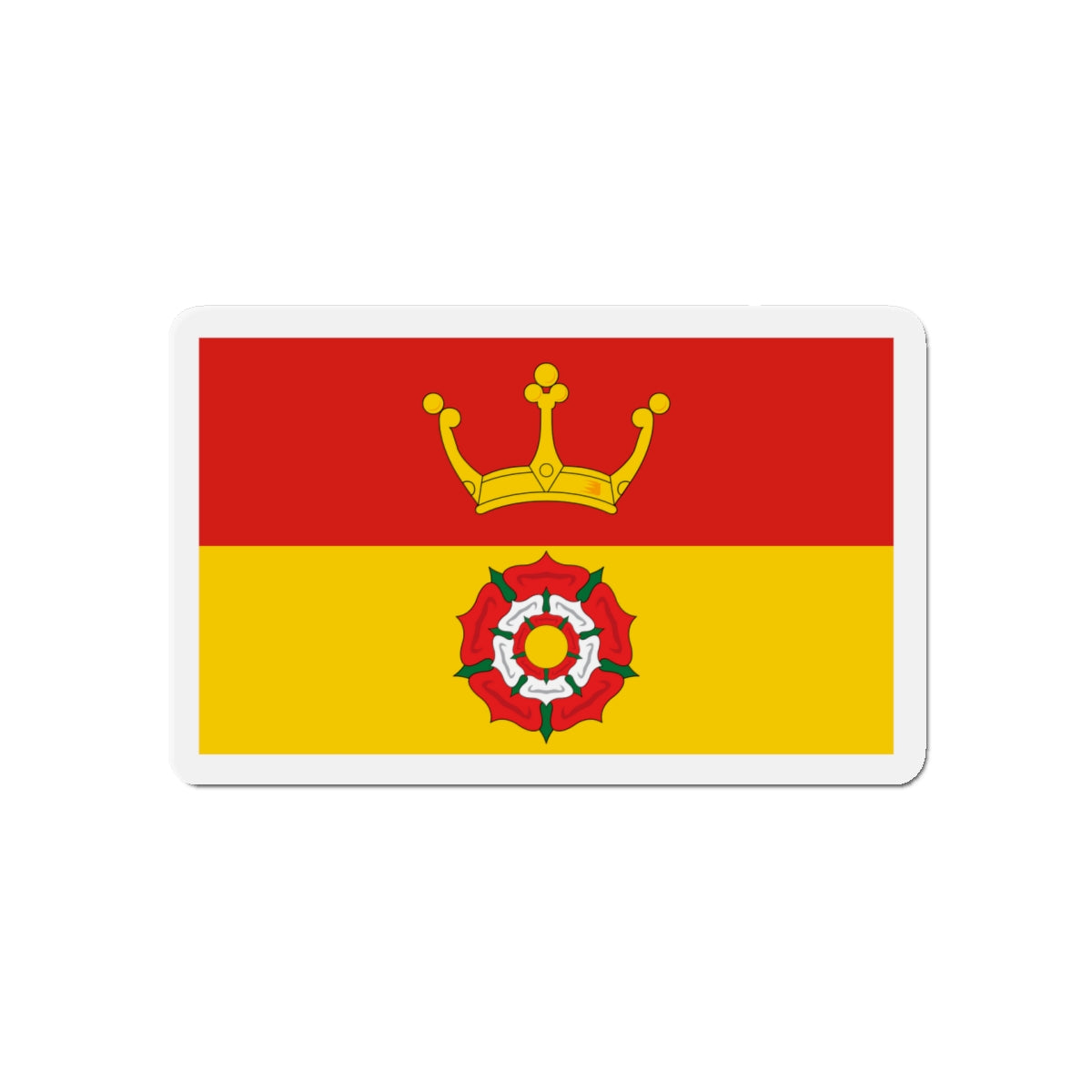 Flag of Hampshire UK - Die-Cut Magnet-5" x 5"-The Sticker Space