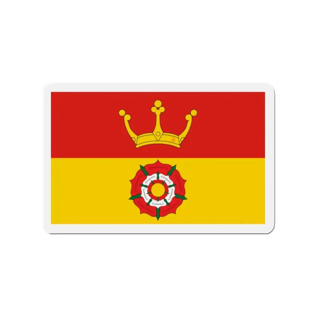 Flag of Hampshire UK - Refrigerator Magnet 2 Inch - The Sticker Space