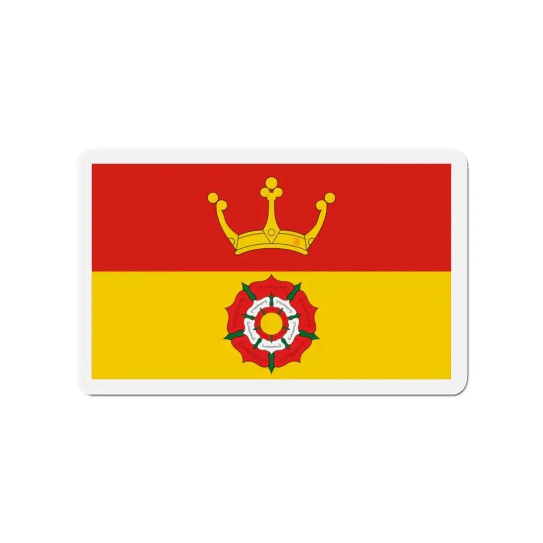 Flag of Hampshire UK - Refrigerator Magnet 3 Inch - The Sticker Space
