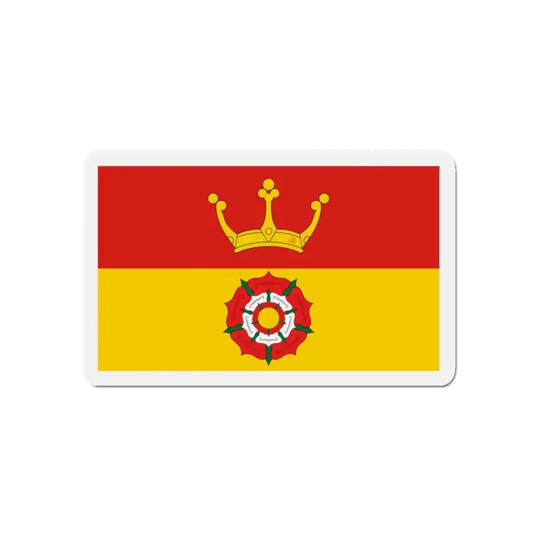 Flag of Hampshire UK - Refrigerator Magnet 5 Inch - The Sticker Space