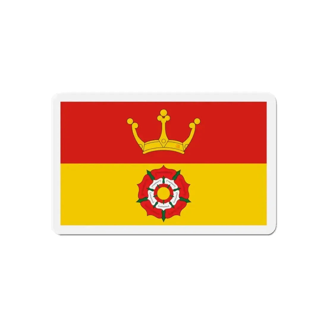Flag of Hampshire UK - Refrigerator Magnet 6 Inch - The Sticker Space