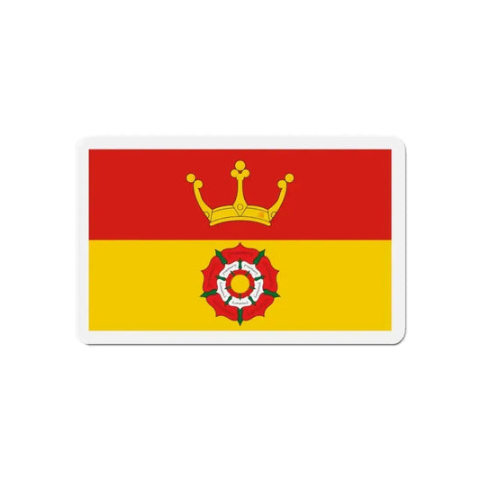 Flag of Hampshire UK - Refrigerator Magnet 6 Inch - The Sticker Space