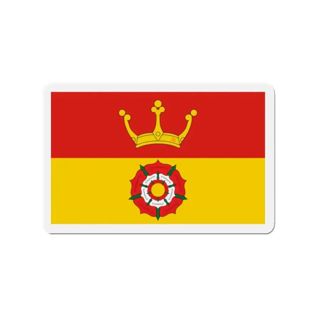 Flag of Hampshire UK - Refrigerator Magnet - The Sticker Space