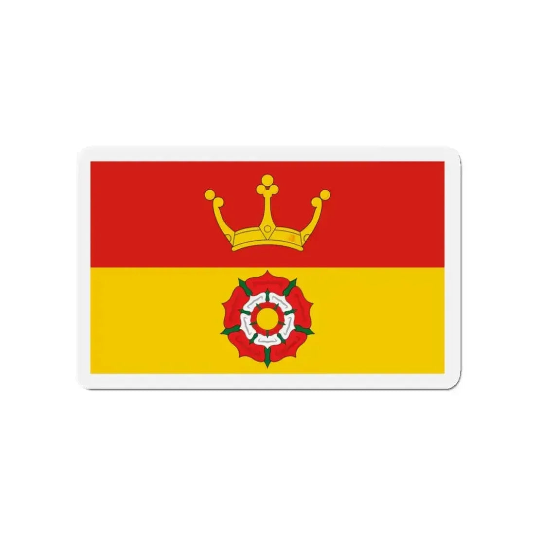 Flag of Hampshire UK - Refrigerator Magnet - The Sticker Space